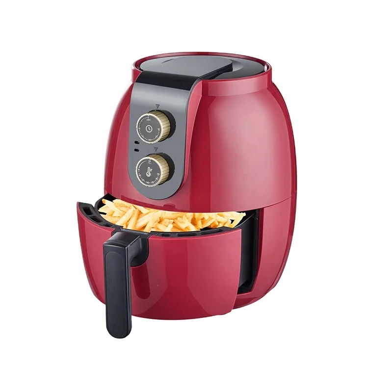 Portable Hot Air Fryers Oven Oilless Cooker No Oil Fumes Nonstick Basket For Fast Healthier Fried Food Air Fryer With Cookbook