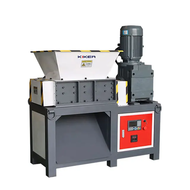 Double Shaft Mini Shredder Machine Plastic Shredder Machine Metal Shredder for Waste Plastics / Metal / Paper Plastic Crusher