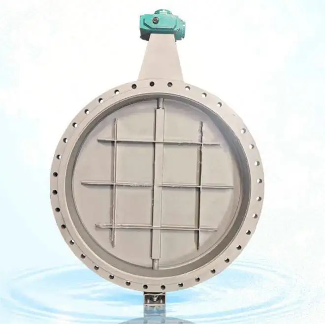 Super-quality  Electric  circular  adjustable butterfly valve  for  gas  ventilation