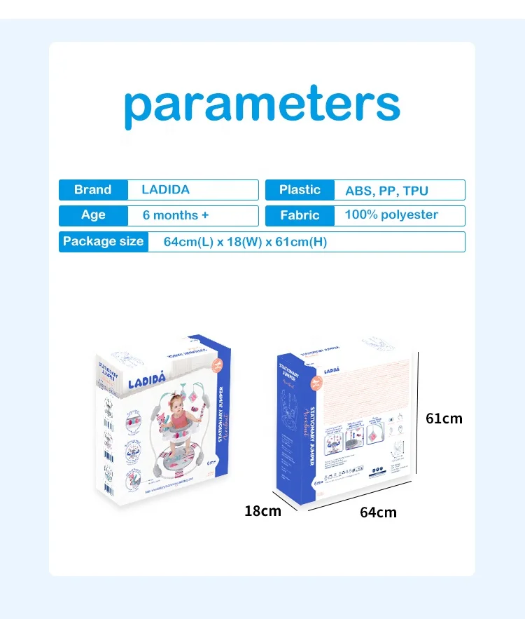 Hot Sell Fisher Price Baby Jumperoo Activity Center Toys Babi Jumper Bouncer Baby Walkers