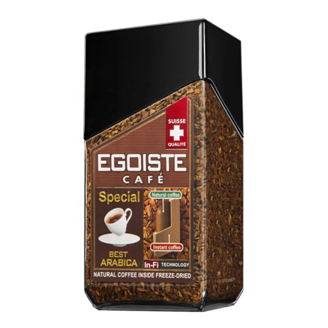 Egoiste специальный замораживание IN-FI технологии кофе 50 г. В стеклянной банке