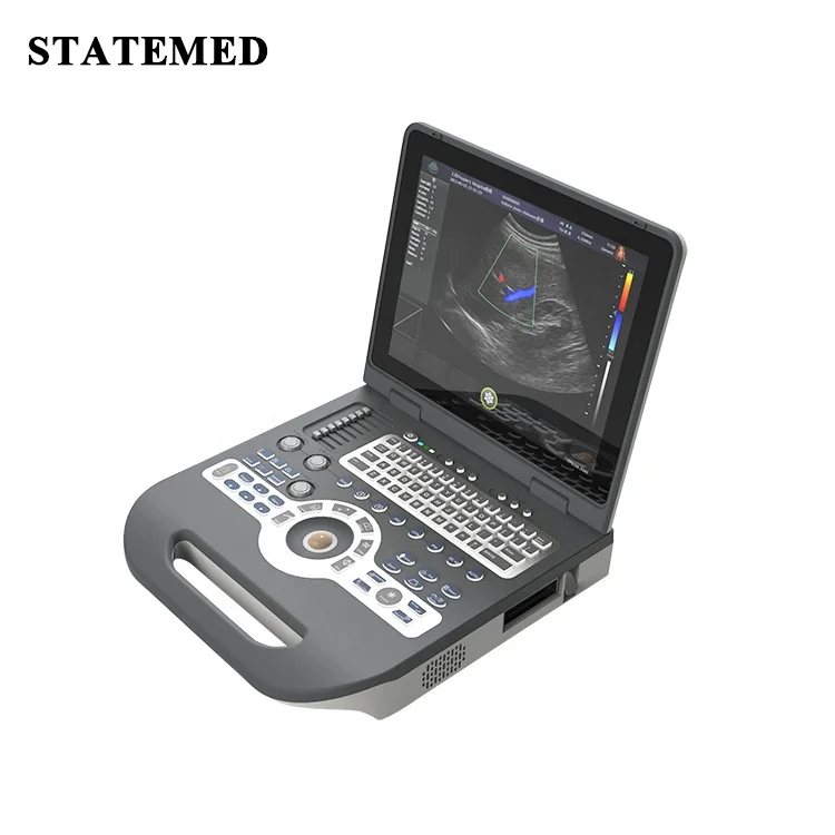 15 Inch portable digital ultrasound diagnostic system 128 element ultrasound with convex probe
