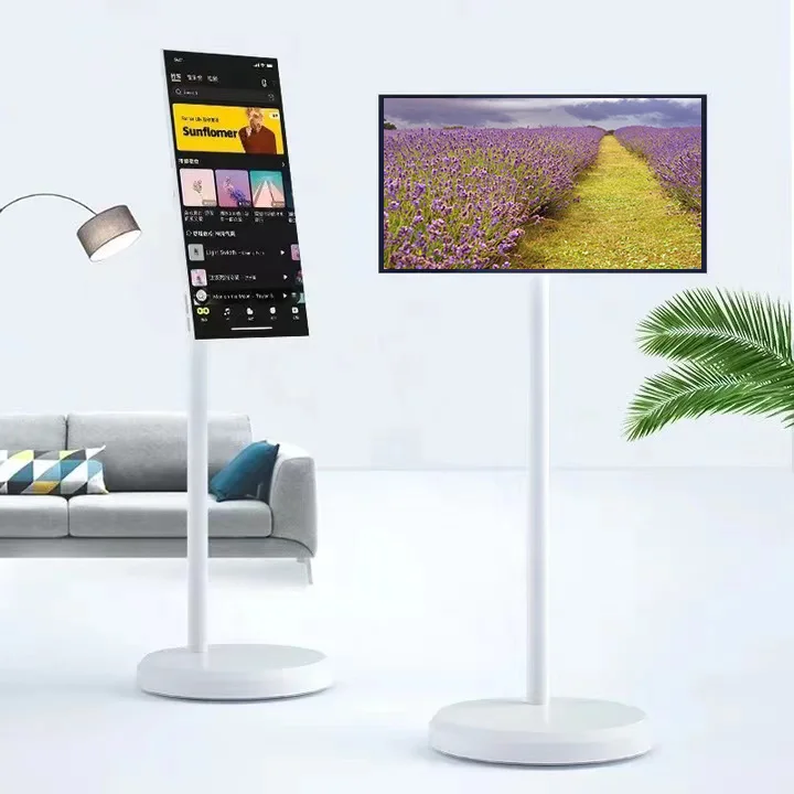 Manufacturer Portable Tablet Tv Rollable Smart Touch Screen 4k 21.5 Inch Lcd Tv Smart With Android Wifi