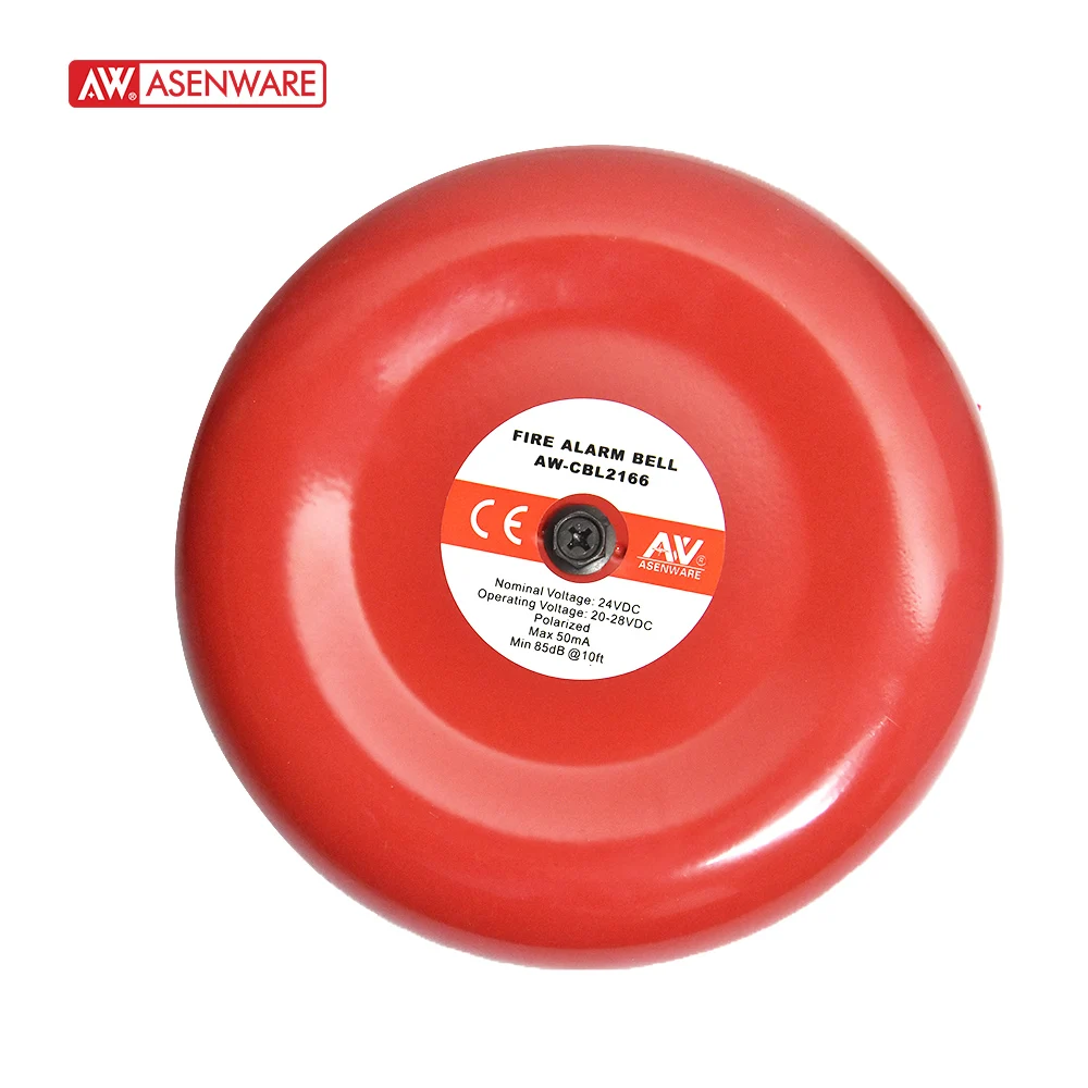 20-28V DC fire alarm bell 6 inch CE approved volume>98dB