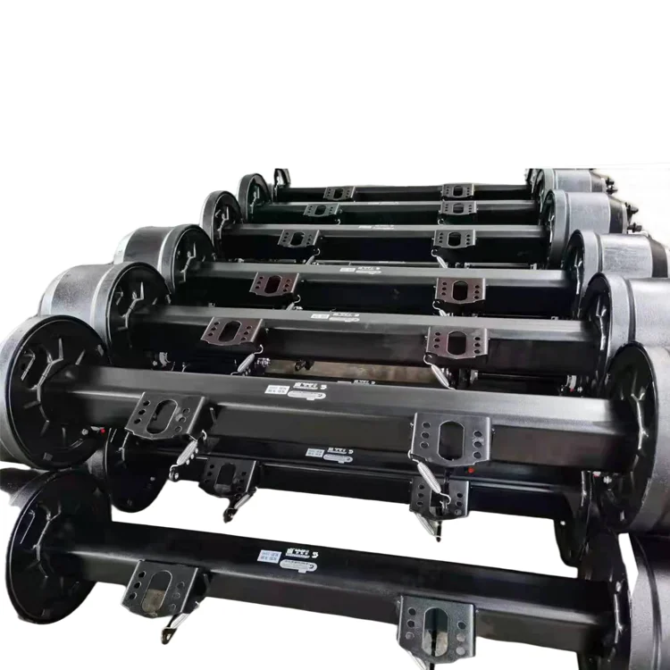 Best Quality Rear  Tandem Bogie  Semi Trailer Tandem Axle Single Point Bogie Suspension