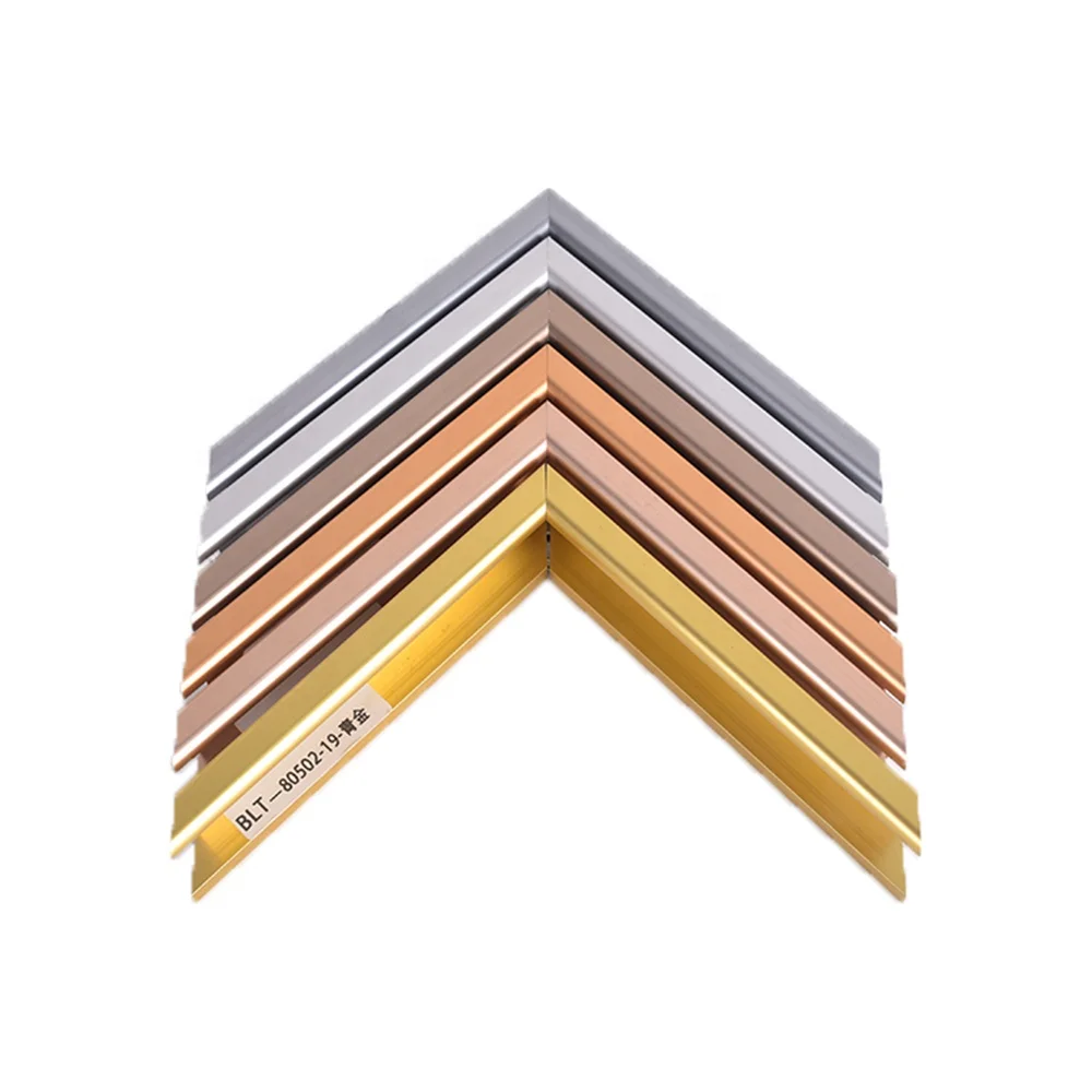 Wholesale Custom Size Durable Aluminium Alloy Frame Picture Mirror Frame for Home Decor