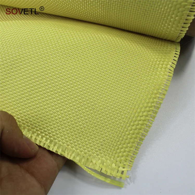 Aramid Fabric 200, 240, 400gsm High Strength Temperature Resistant Reinforced Kevlars Para Aramid Woven Fabric for industry