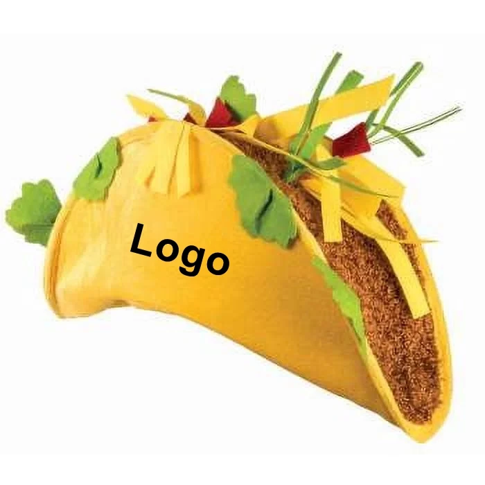 Haiwin Party Novelty Fiesta Food Costume Taco Hat for Cinco De Mayo Halloween