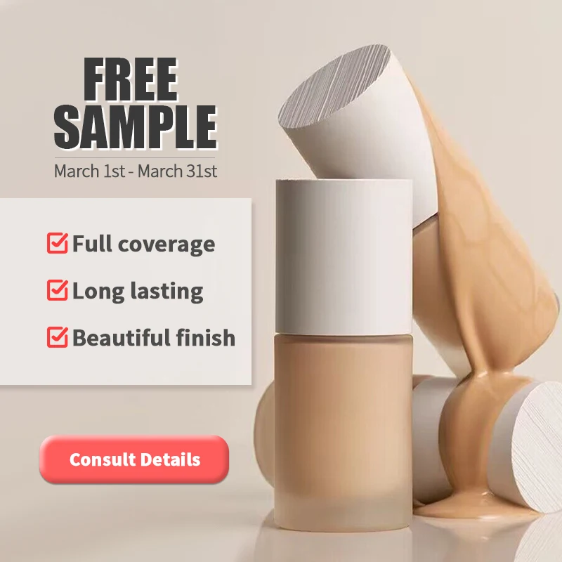 Waterproof Private Label Makeup Full Coverage Liquid Foundation Cream for  Black Skin