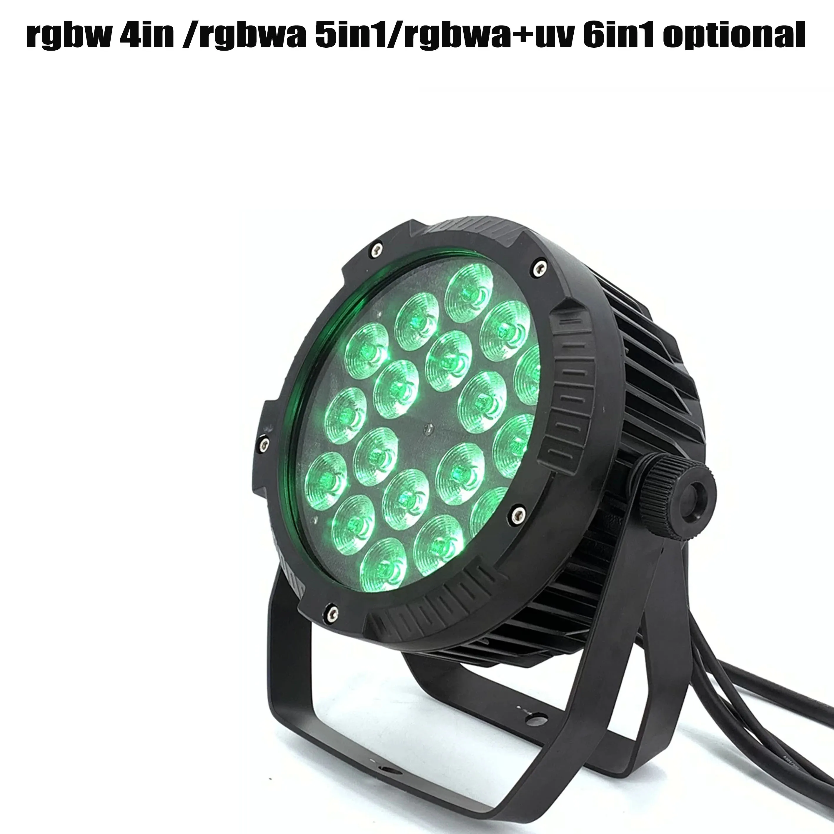 Wholesales outdoor IP65 18 x 18W rgbwa uv 6in1 DMX led par light