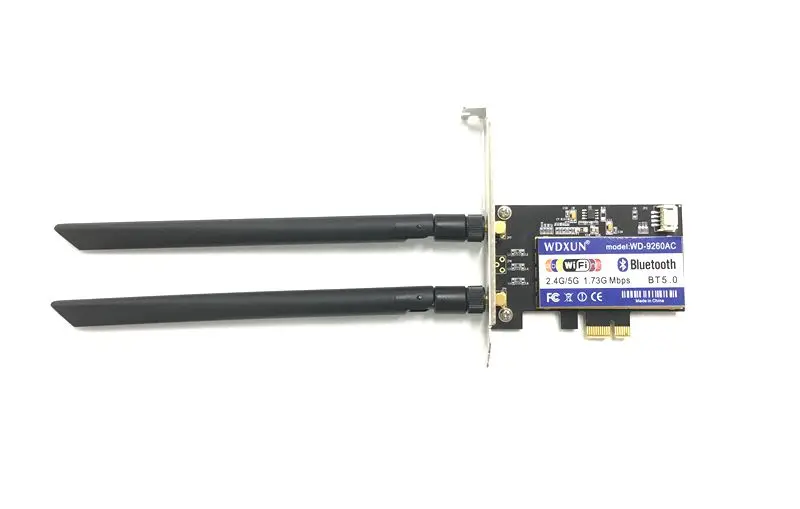 Беспроводной-ac 9260 переменного тока для Intel 9260ac 9260NGW 1730 Мбит PCI-e PCIE 1X Вай-Фай адаптер MU-MIMO BT 5 0 WLAN сетевой