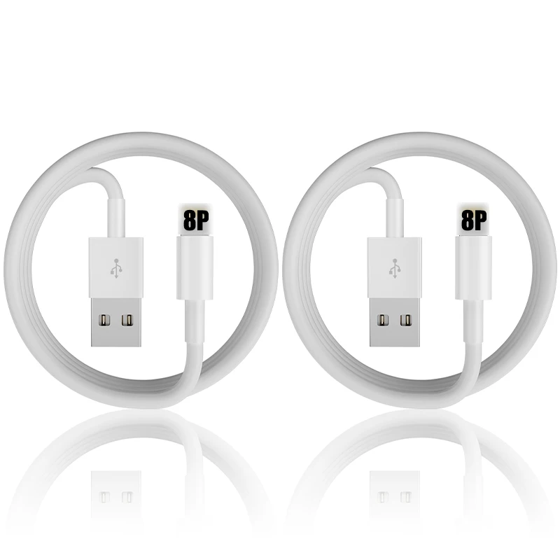 Warranty 12 months 1M 2M 3FT 6FT TPE 8pin Cable usb to lighting  fast charging cable for iphone 5w
