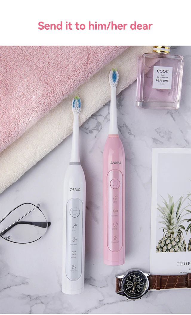 Intelligent automatic tooth brush dental whitening teeth sonic electric toothbrush wholesale sonic toothbrush