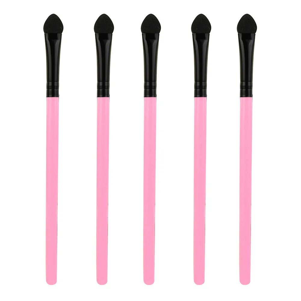 Professional eye shadow makeup tools sponge stick brush portable eyeshadow liner eyebrow lip brush applicator