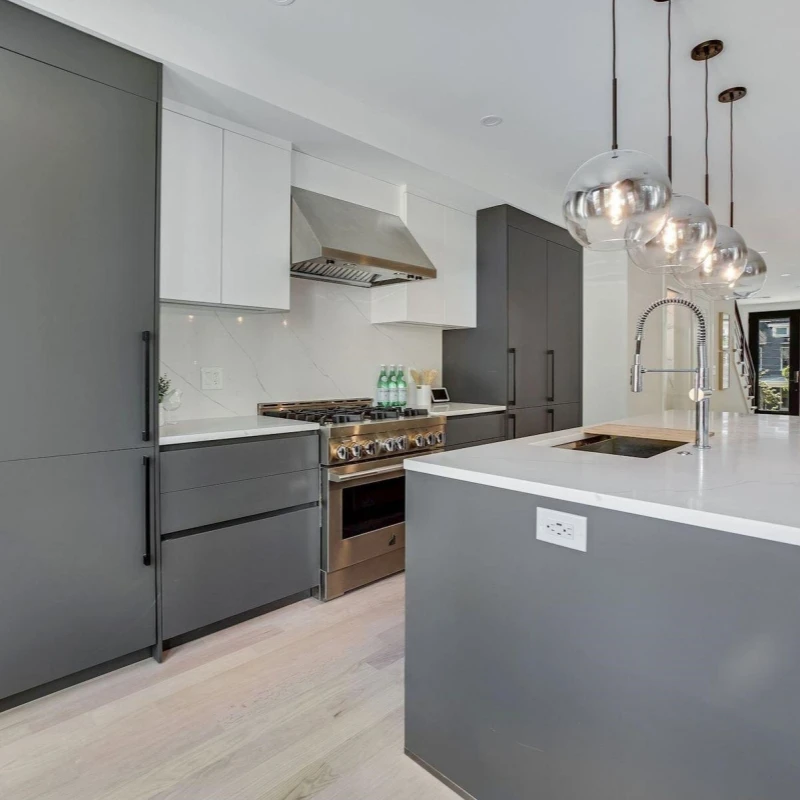 YALIG furniture luxury laminate wall kitchen storage cabinet