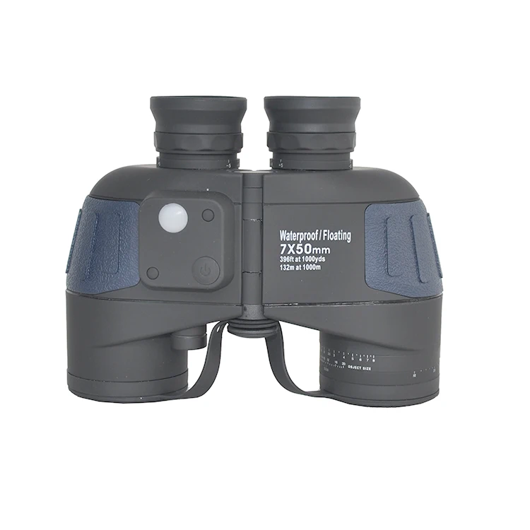 Top Quality KG7X50 Waterproof Floating Marine binoculars with Reticle and Compass