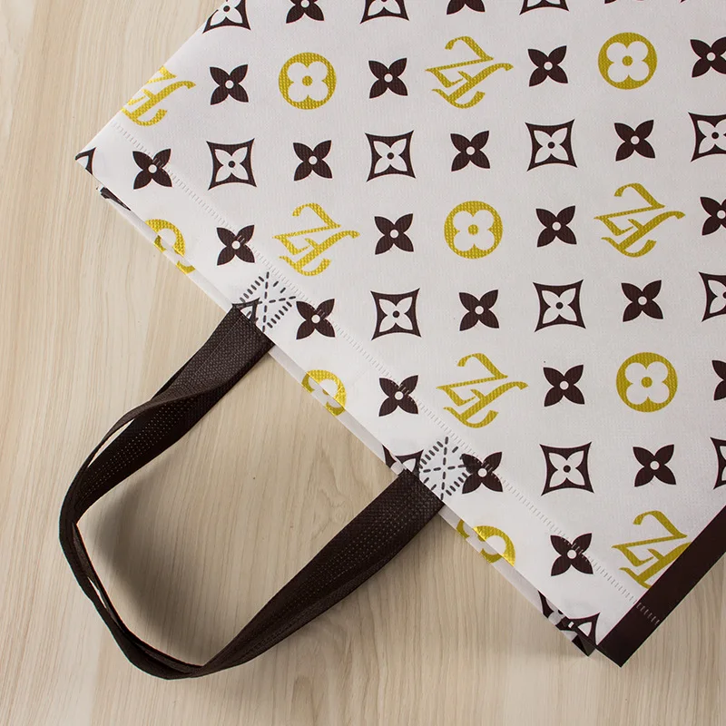 YC Promotional Reusable Custom Tote Polypropylene Shopping Packaging Laminated Non-woven Bags With Logo