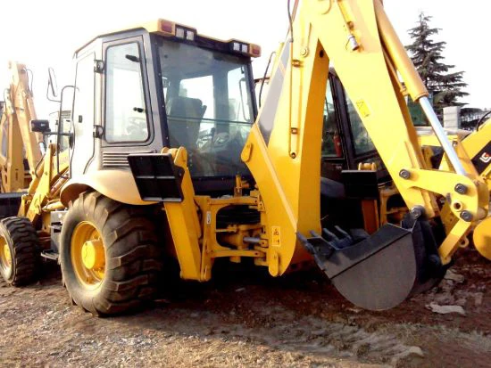 China hot sale cheap  backhoe wheel loader CLG765A with solid tire for safer and portable use