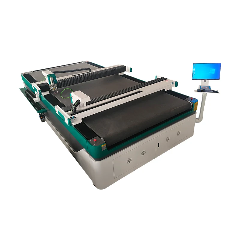 fully Automatic cnc oscillating knife corrugated carton die cutting machine