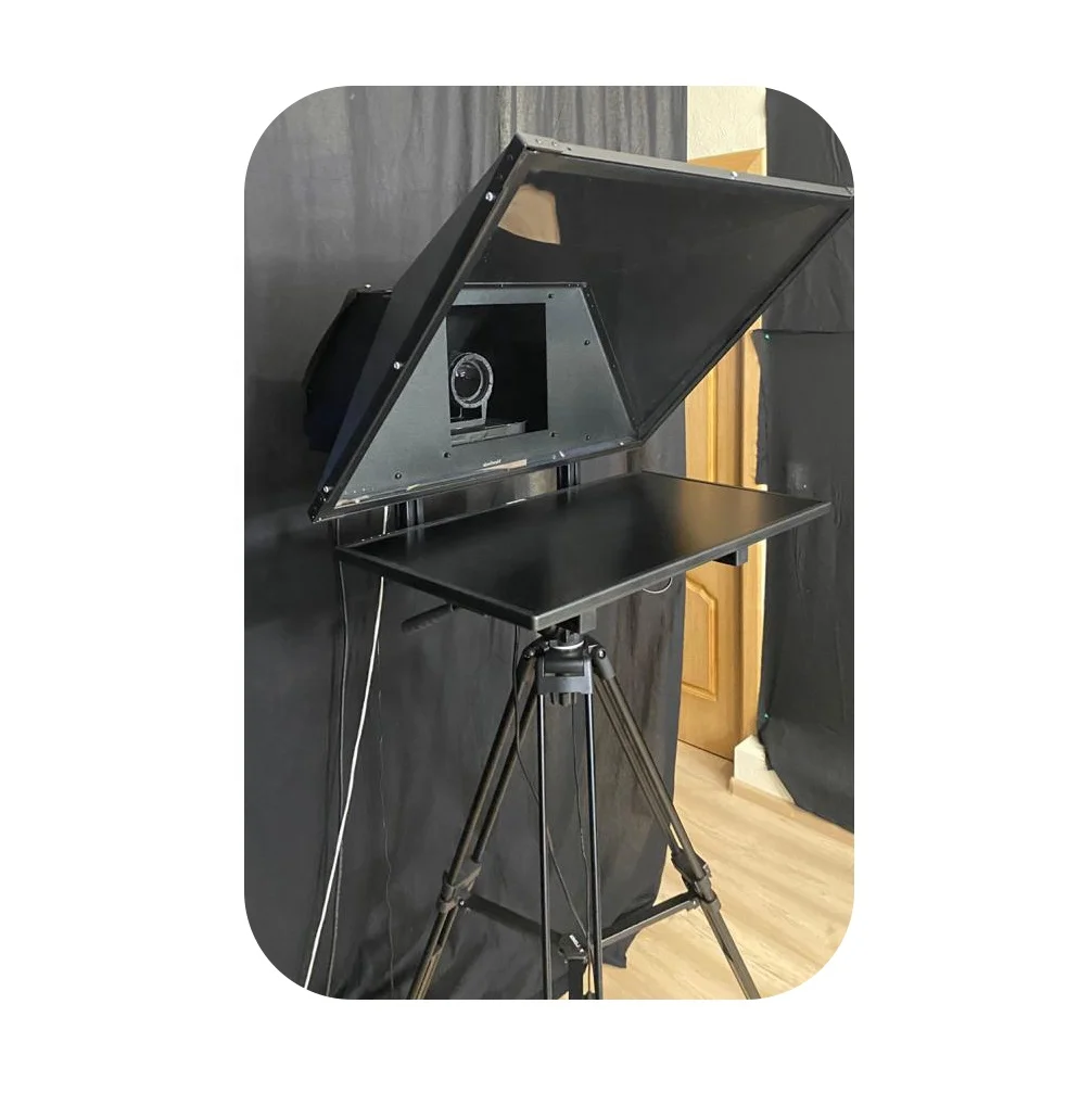 Teleprompter/Autocue with Convenient Remote Controller, Allows to Speak Fluently without Stuttering into the Camera, Low Price