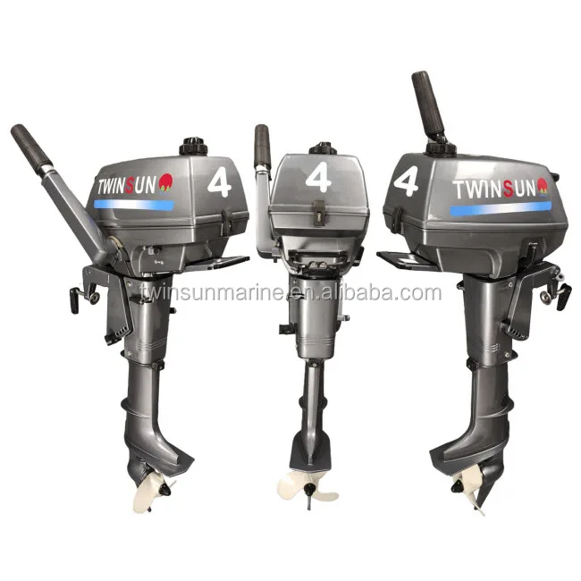 TWINSUN 4hp outboard motor 2stroke boat motor buitenboord motor fueraborda eje corto