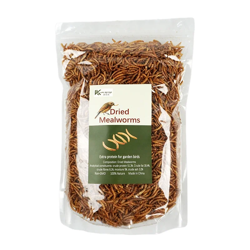 China bulk mealworm top grade cat dog fish bird food grow faster dried mealworm for hot sale