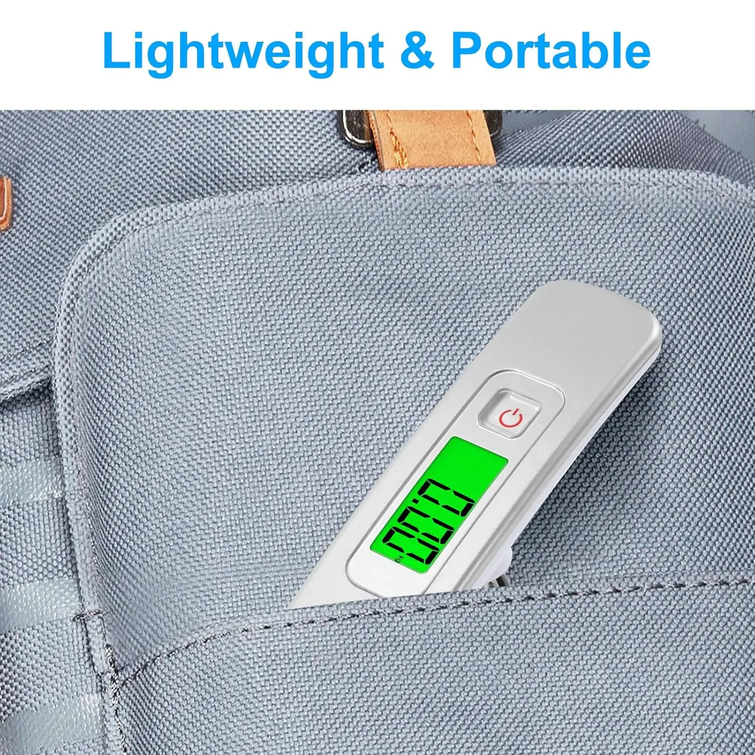Factory OEM Custom Promotional Gift Small ABS 50kg Portable Travel Luggage Scale