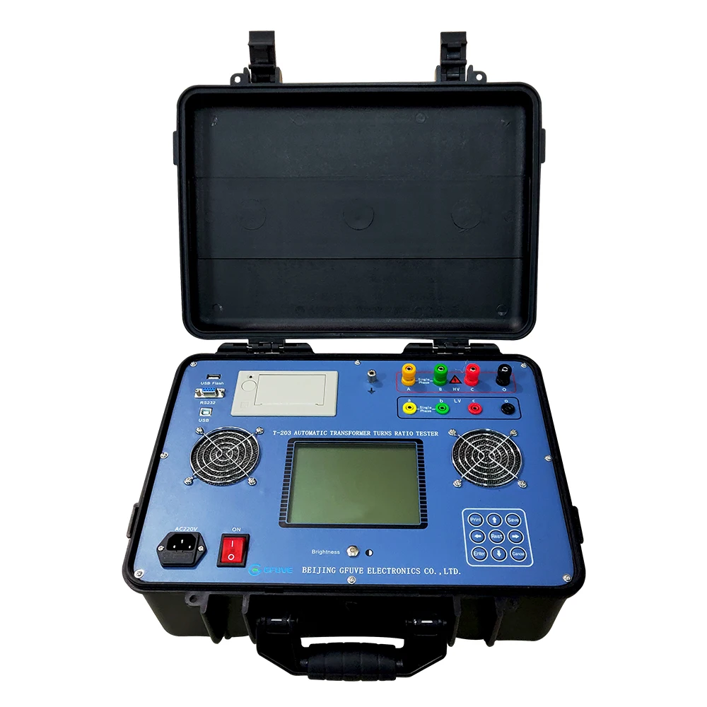 Power transformer test equipment T-203 Automatic three phase transformer turns ratio tester