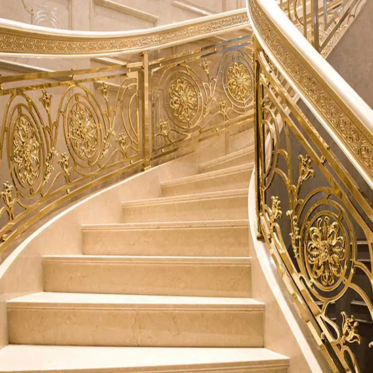 Brass profiles handrails