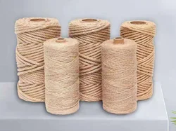 3MM 100M 100% Jute Yarn Customize Width Weight Length High Strength Thick Hand Knit Crochet Weave Jute Yarn For Wall Panel Rug