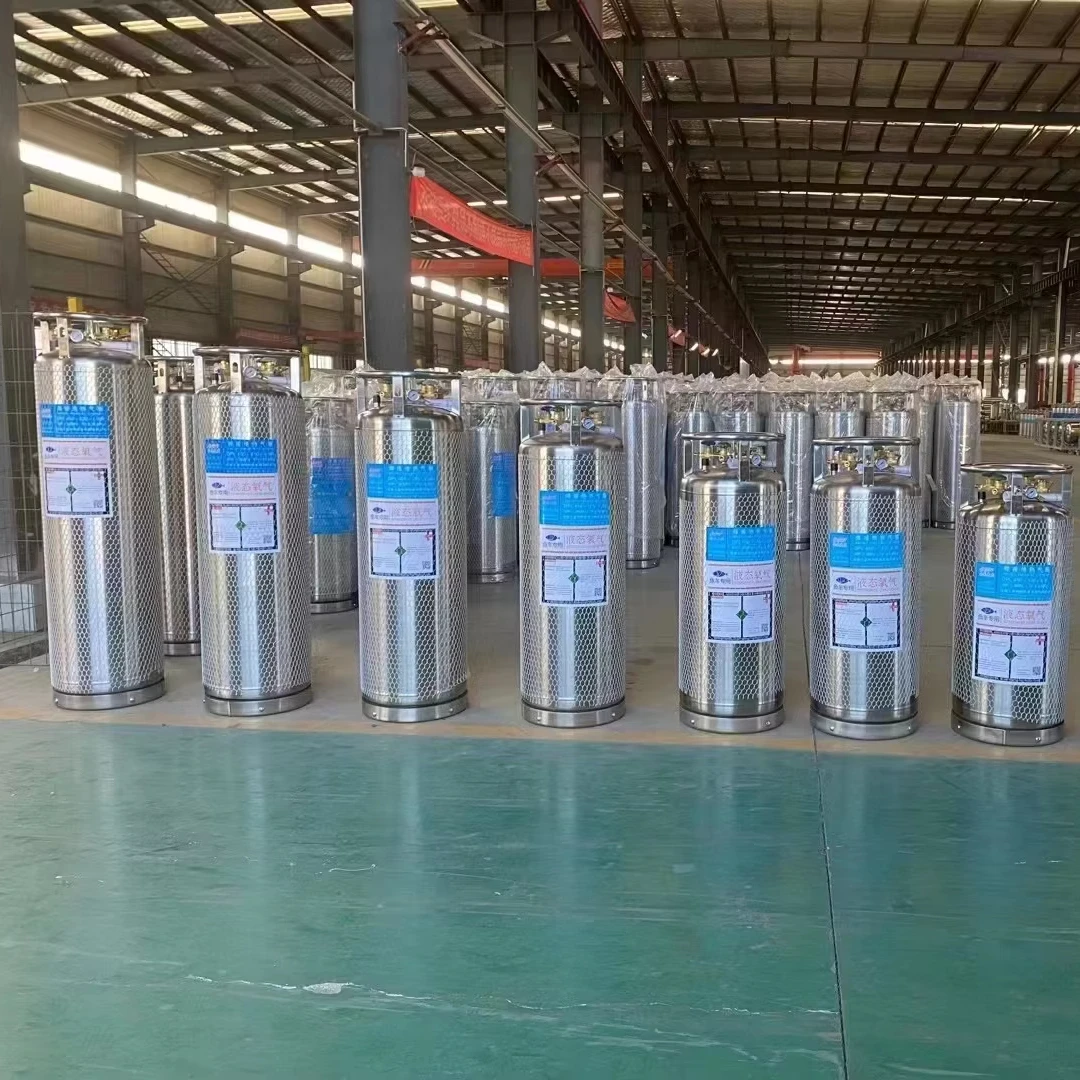 175L Stainless Steel Cryogenic Dewar Flask Liquid Nitrogen Tank for Manufacturing Plant Gas Cylinders Product Category