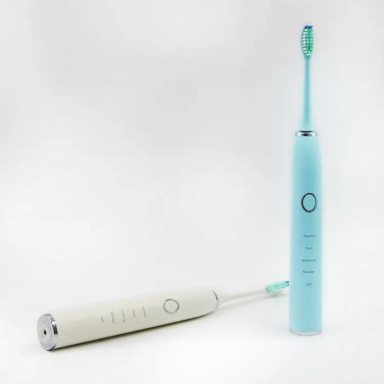 Waterproof ultrasonic electric toothbrush with strong power and silent charging