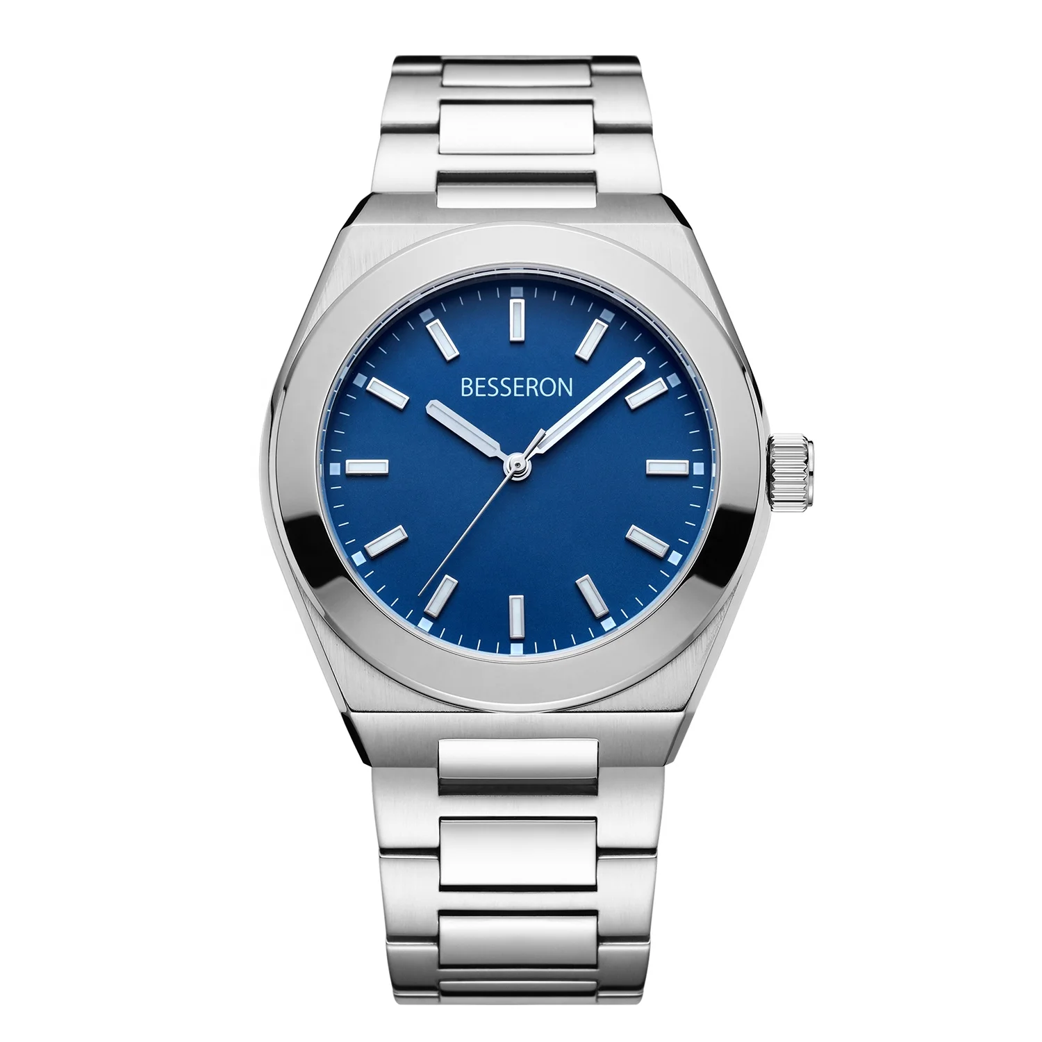 2023 High quality 316L stainless steel japan movement polishing bezel custom colorful quartz expensive watch for men