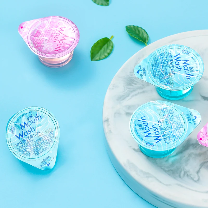 JingShen 2021 портативные дорожные жидкости для полоскания рта, желе, мята, одноразовые таблетки для полоскания рта