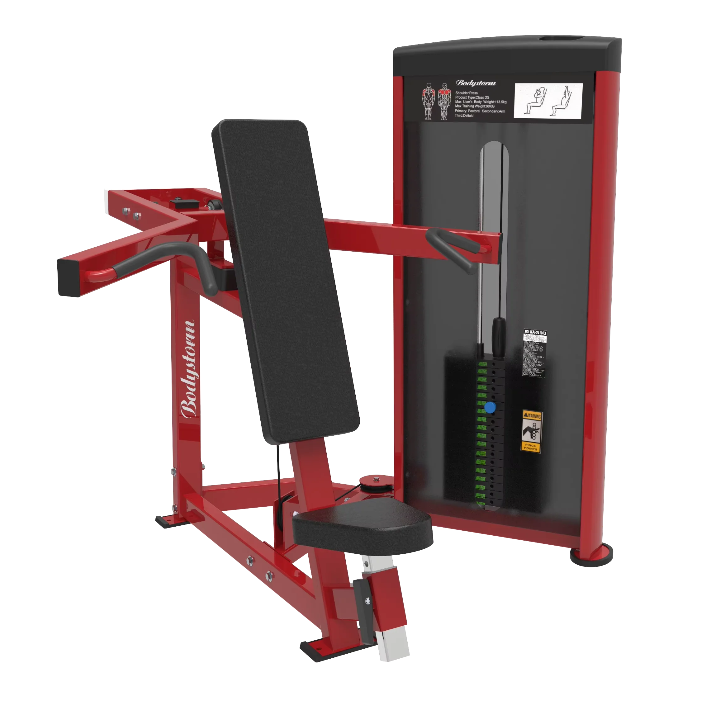 2024 Strongway fitness commercial gym equipment pin loaded machines Shoulder Pressgym shoulder press TKA