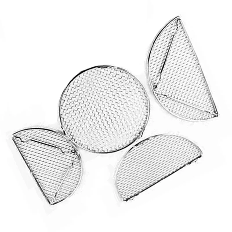Stainless Steel Mesh BBQ Grill Grate Grid Wire Rack Cooking Replacement Net Round Under Grill Mat Barbecue Grate