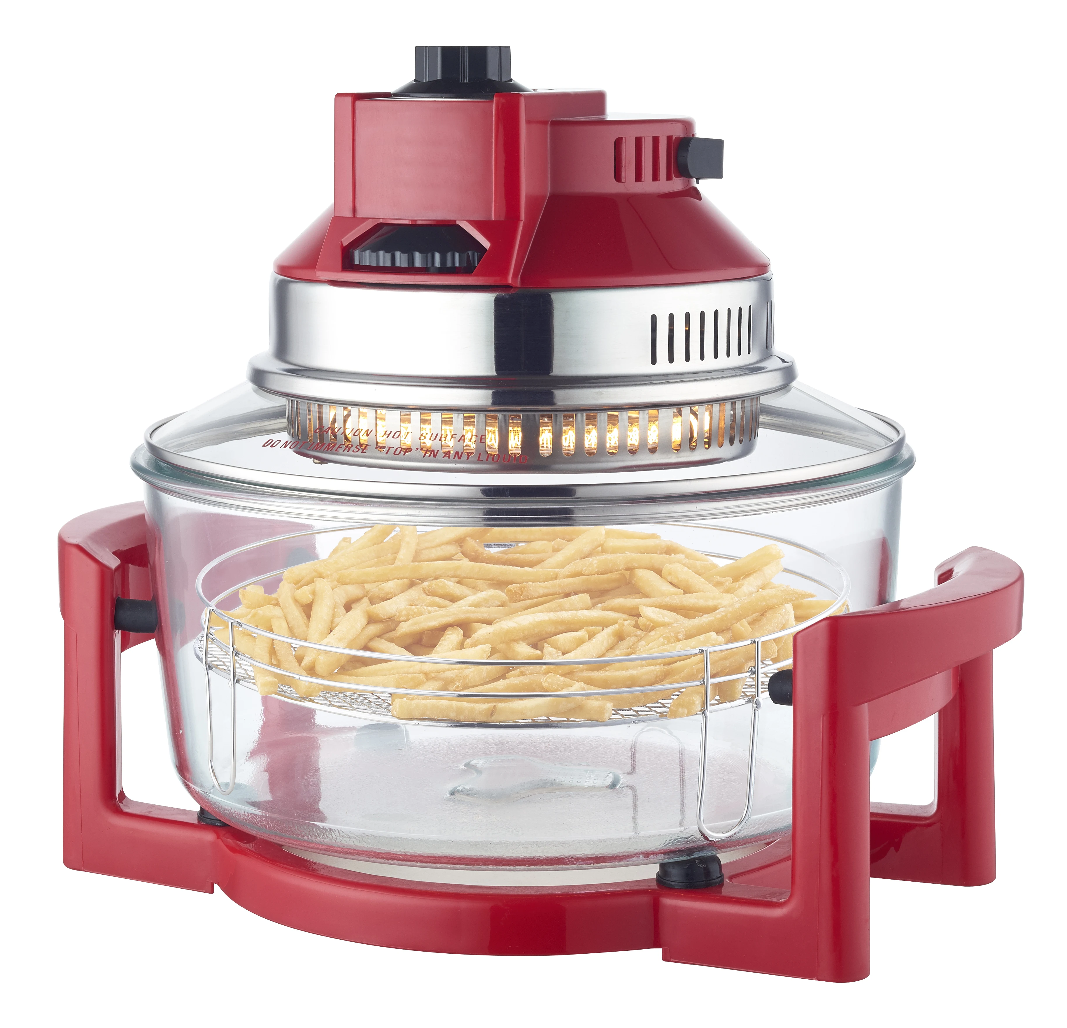 Инфракрасная галогенная конвекционная печь с удлинителем из нержавеющей стали