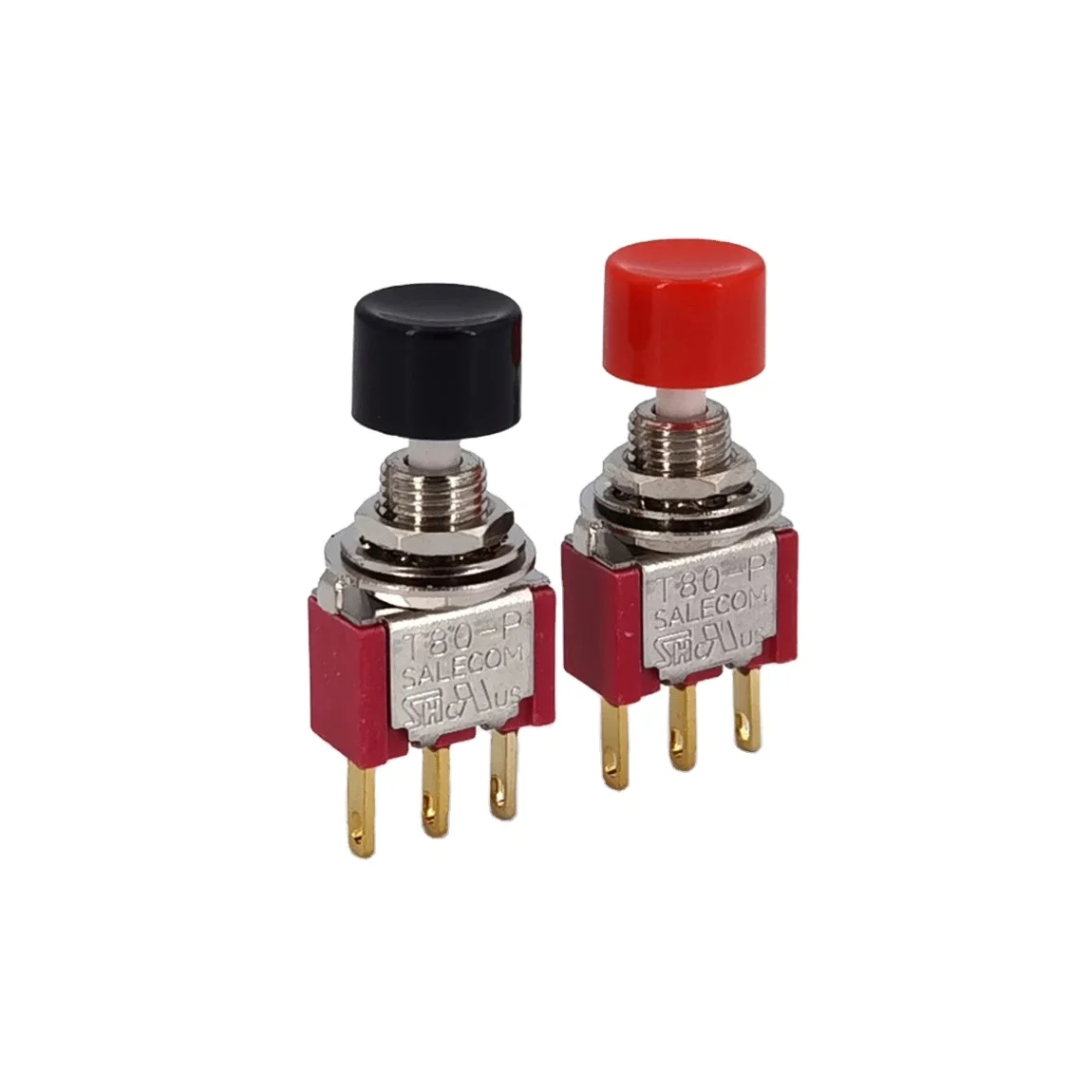 T80-P P8701 3Pin SPDT мгновенного на мама COM-NO-NC оснастки действие мини кнопочный переключатель