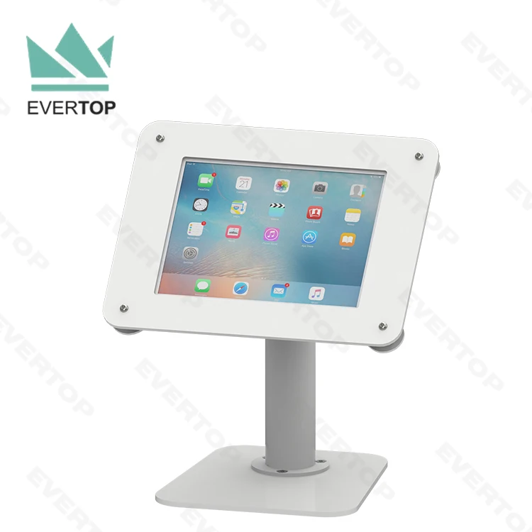 LST10-B for iPad Anti-theft Counter Tablet Display Stand Secure Tablet Counter Security Display Stand for iPad Kiosk Stand