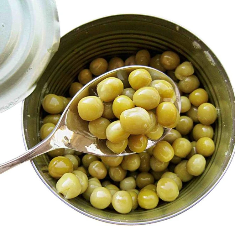 
New corp canned green peas in factory price 