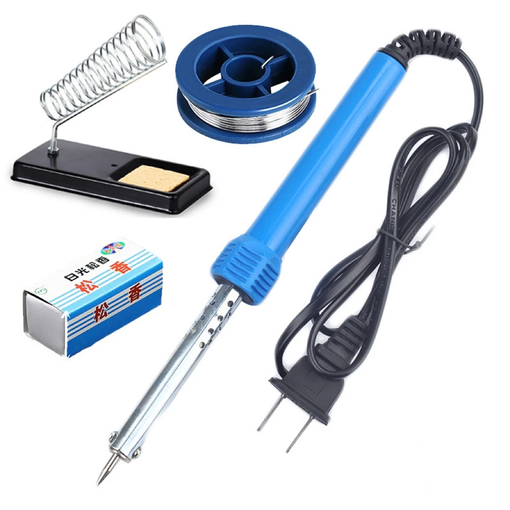 220V Wood Burning Kit 4pcs Soldering Iron Set Adjustable Temperature With Soldering iron pen 60W