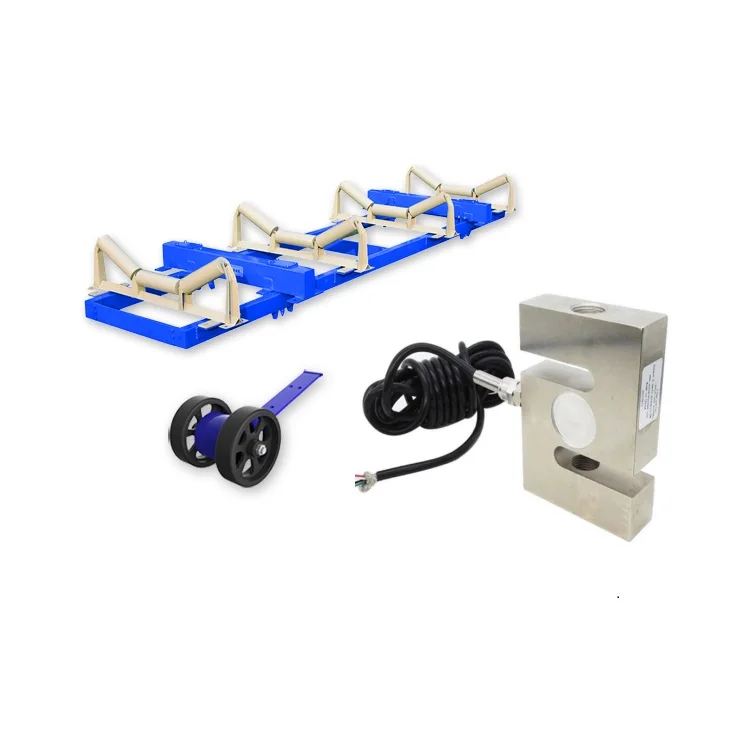 High  Precision Electronic Dual Belt Idler Conveyor Scale For Gold Recovery Plant  Belt Scale