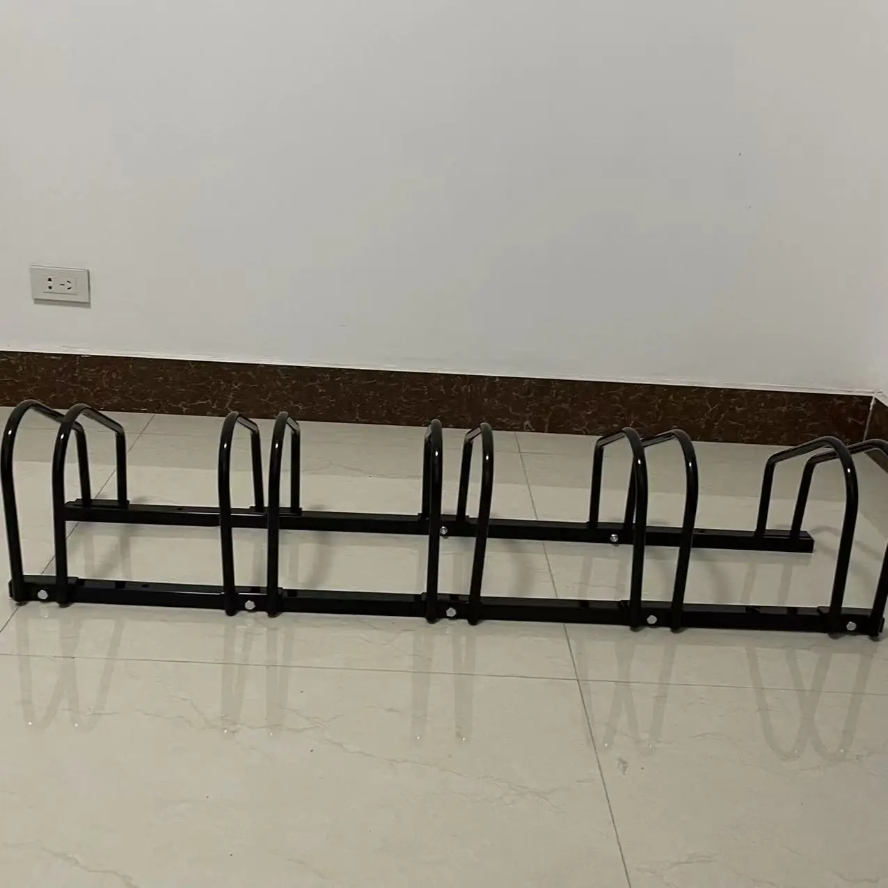5 Bikes Floor Stand Bike Rack Floor Bicycle Stand