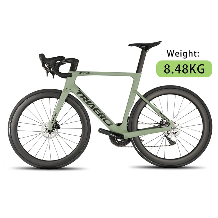 UCI tested all internal cable carbon road disc brake bicycle  with  LT-WOO groupset