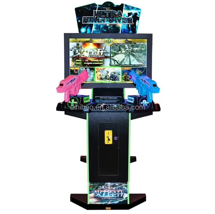 Coin Operated Electronic Arcade Firepower Shooting Game Machines Simulator Gun Shooting Gmaes Factory Price