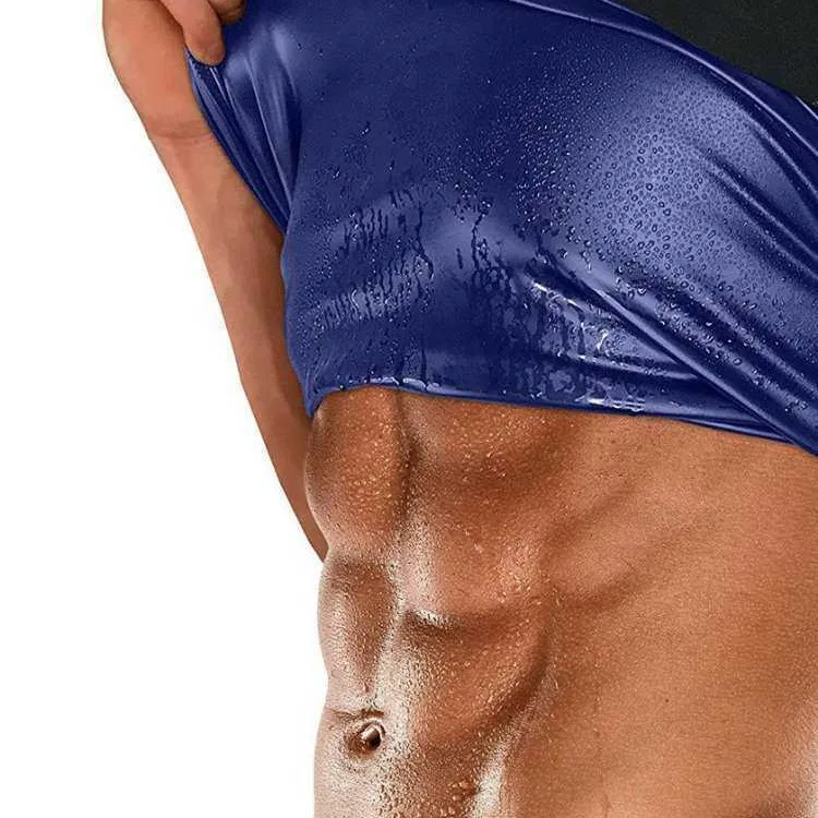 wrap hombre heat trapping shirt mens sweat shaper sauna running sports fat burning waist trimmers man sweat body shaper