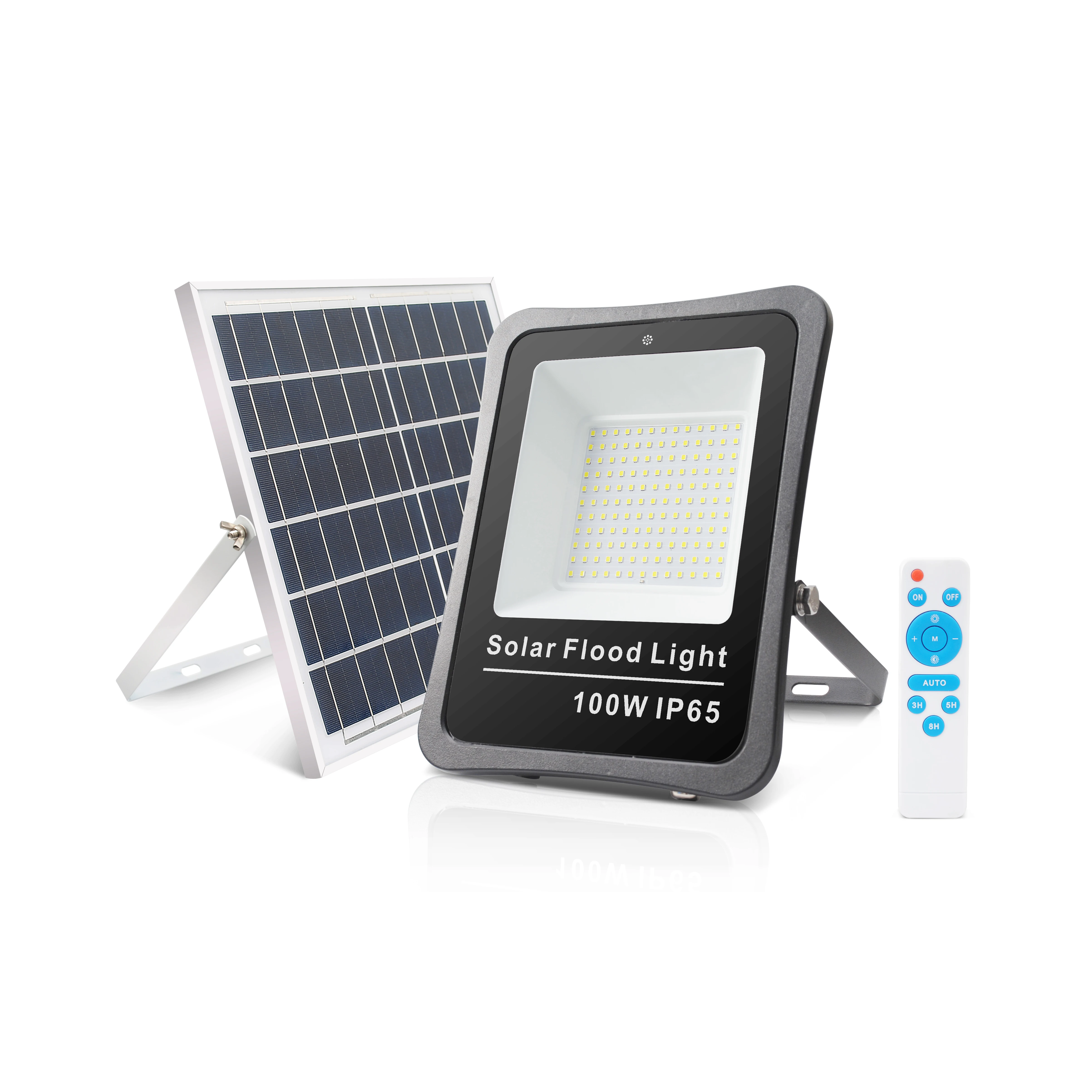Heshi Alto Brillo 100 Вт рефлектор Luz Solares El Precio Es Bueno Ip65 непроницаемый 50 отражатель светодиодная солнечная панель