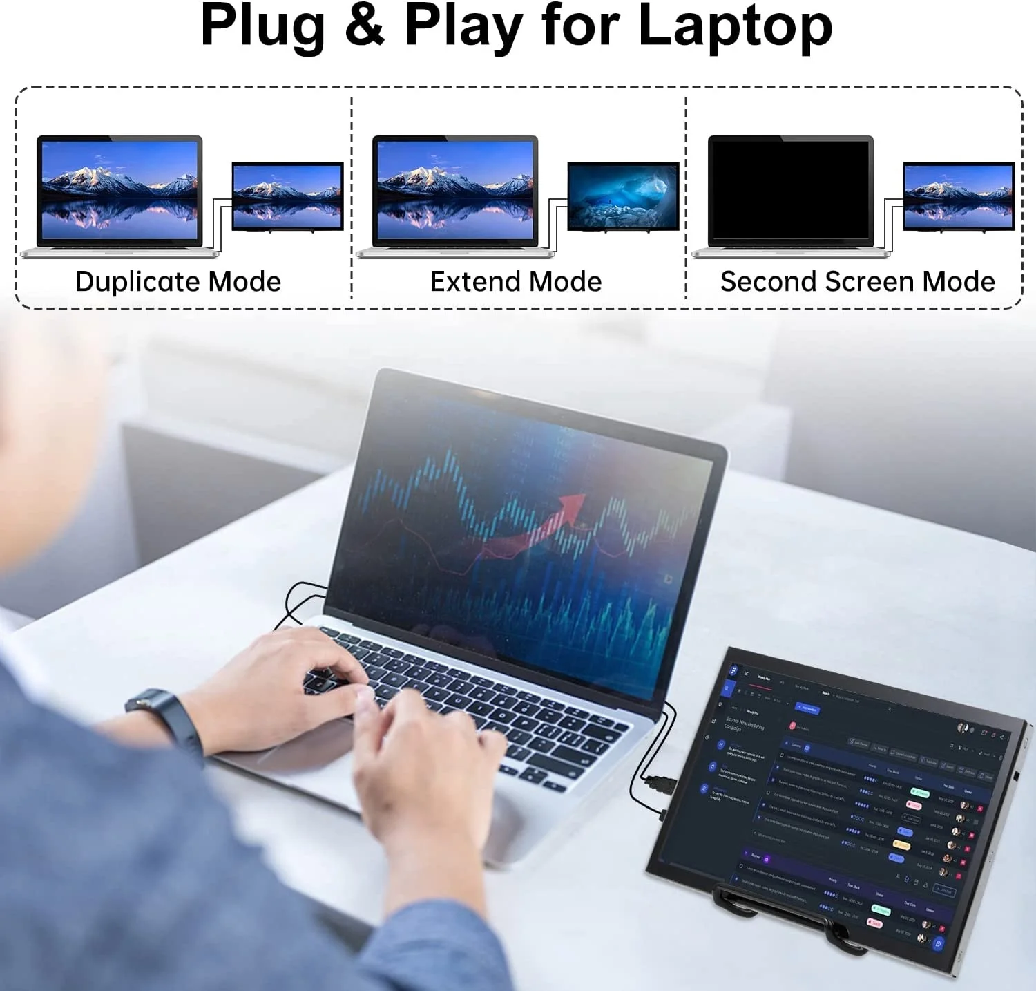 10.1-inch screen monitor 1024x600 r with stand IPS screen display for Raspberry PI 400/4/3/2/Zero/B/B+ Jetson Nano Win1/ 10/8/7