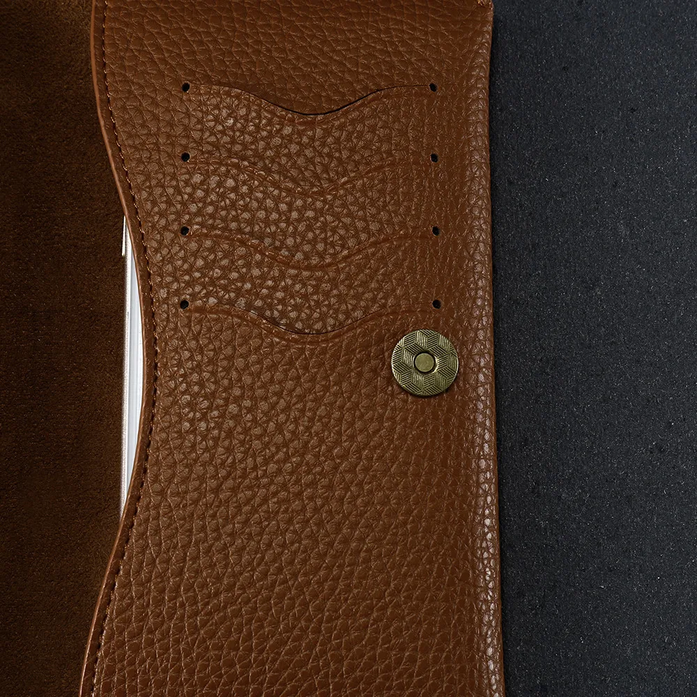 Free Shipping Wholesale Luxury Leather Wallet for Women Men Purse Phone Wallet Up to 6 Inch