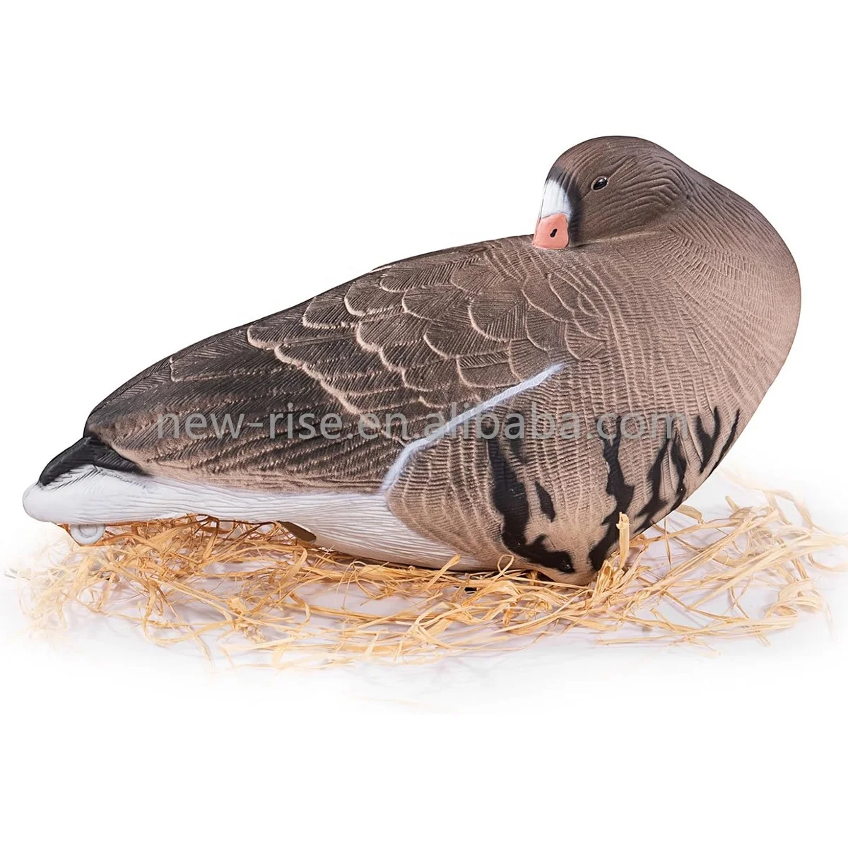 EVA Plastic Goose Decoy Garden Decoration 3D Foldable Specklebelly Feeding Resting Standing Goose For Hunting